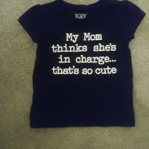 Toddler's Tee Cute Sassy Saying Size 18 mo